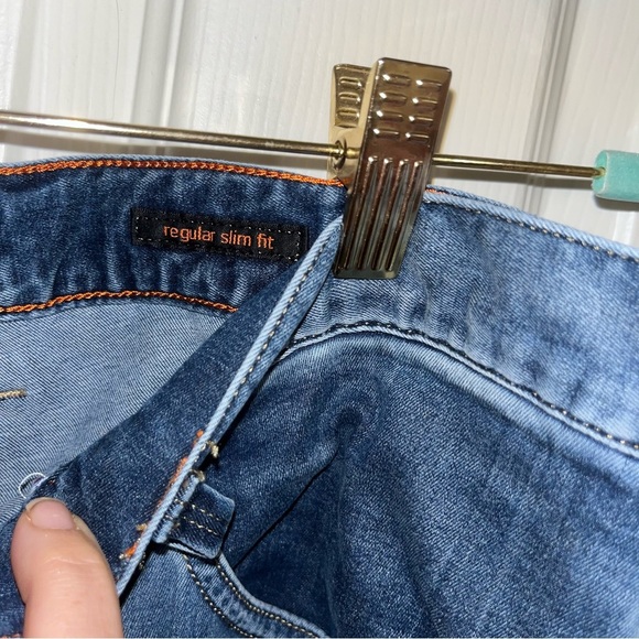 Alberto Luxury T400 Regular Slim Fit Jeans Light Tencel Denim 36 x 34 like new - Picture 8 of 10